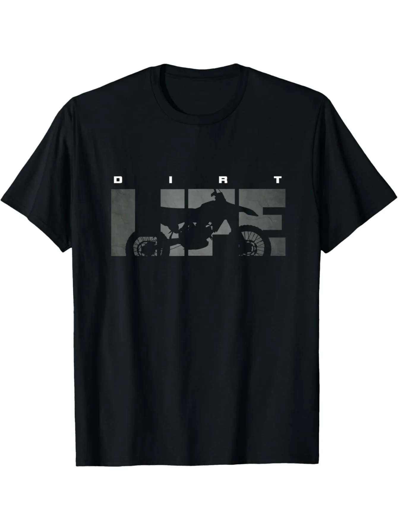 

Men's Motocross T-Shirt - Black cotton t-shirt, perfect for off-road enthusiasts and motorcycle fans