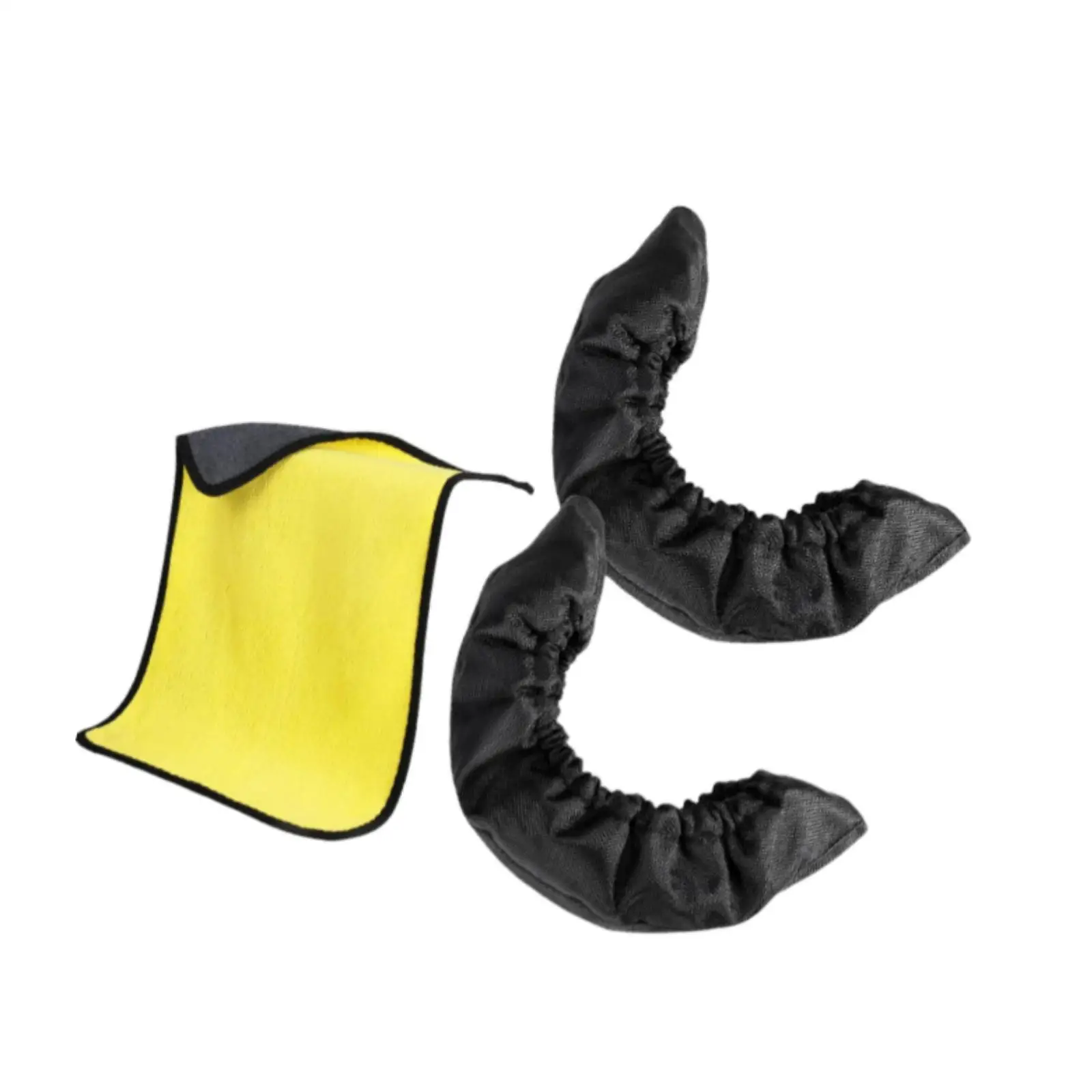 Ice Skate Blade Covers Protective Covers with Cleaning Towel Skate Blade