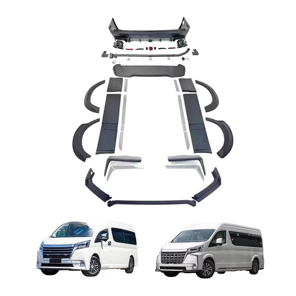 Nouveauté : Kits de carrosserie Crown Design pour Hiace 2024 Commuter Deluxe Majesty