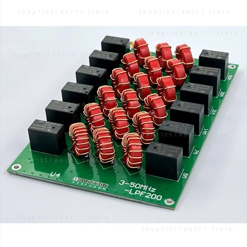 LPF-200 Shortwave HF  Low Pass Filter LPF For Shortwave Power Amplifiers Radios 6 Band 200W CW/300W SSB