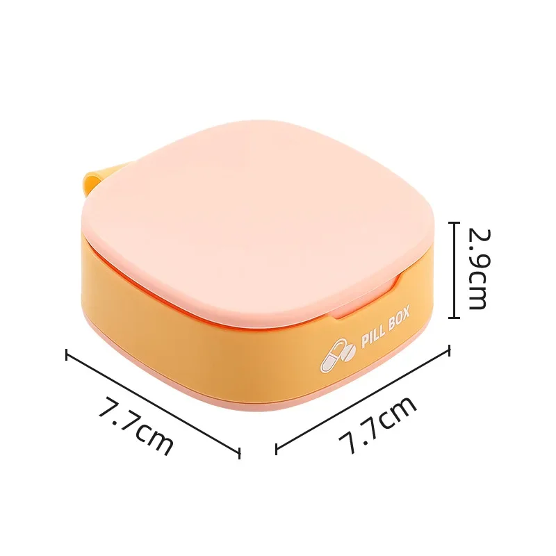 Fashion 4 Grids Travel Portable Pill Box Seal Tablet Pillbox Dispenser Medicine Boxes Dispensing Medical Kit Organizer Container