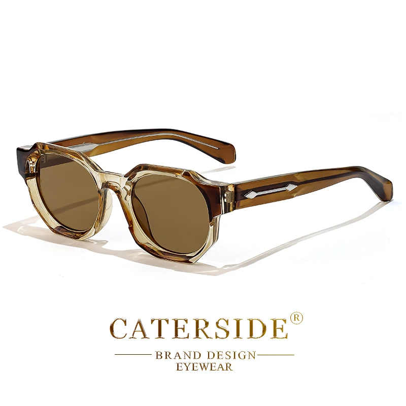 CATERSIDE Retro Punk Quadrat Sonnenbrille Männer Vintage Dicken Rahmen Hochwertige frauen Sonnenbrille Party und Urlaub Reise Brillen – Detail 15