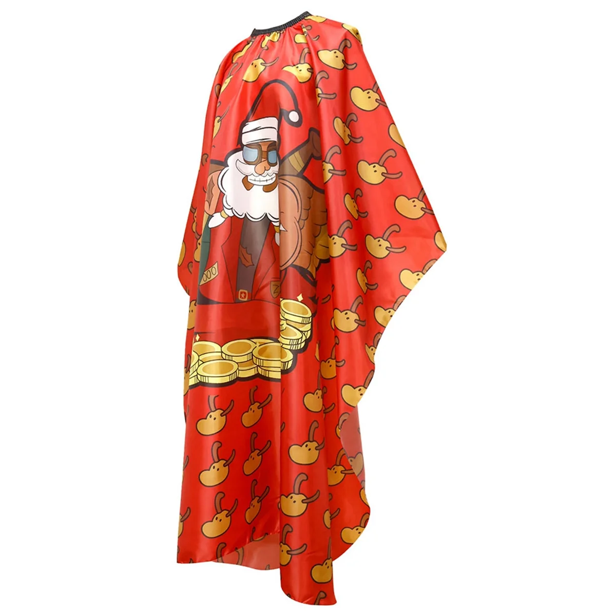 New Adjustable Haircut Cape Christmas Style Hairdressing Barber Cloth Gown Styling Tools