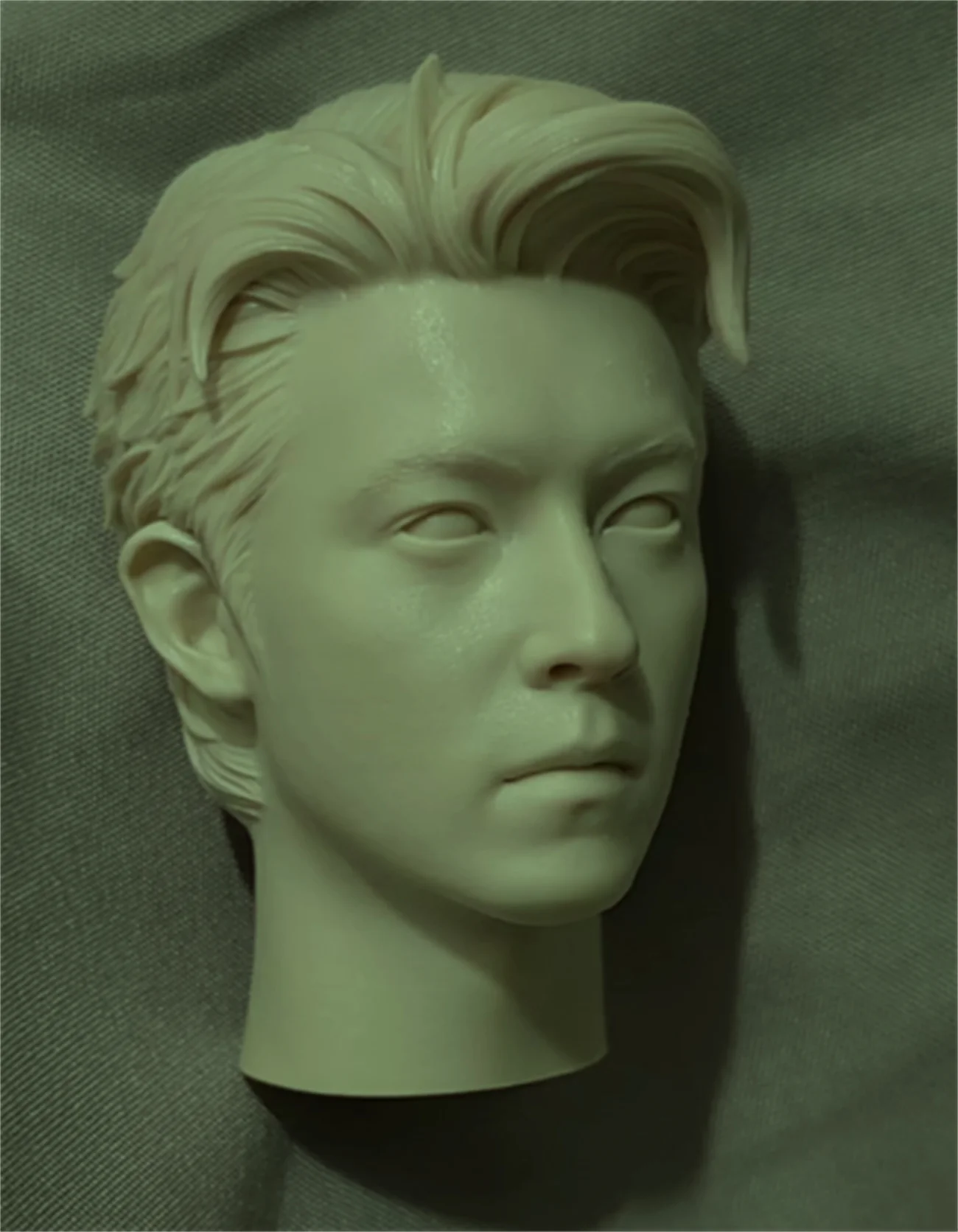 1/6 Scale Edison Chen Singer Head Carving Sculpt Head Sculpt Unpainted Model for 12'' Model Star  Toys Action Figure