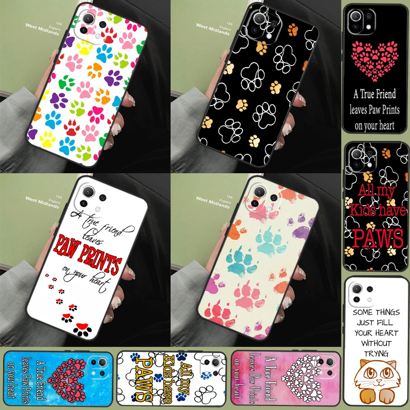 

Dog Friends Cat Pet Paws Case For Xiaomi 14T Pro 11T 12T 13T 13 14 15 Ultra POCO X7 Pro X3 X5 X6 M6 F5 F6 Pro Cover