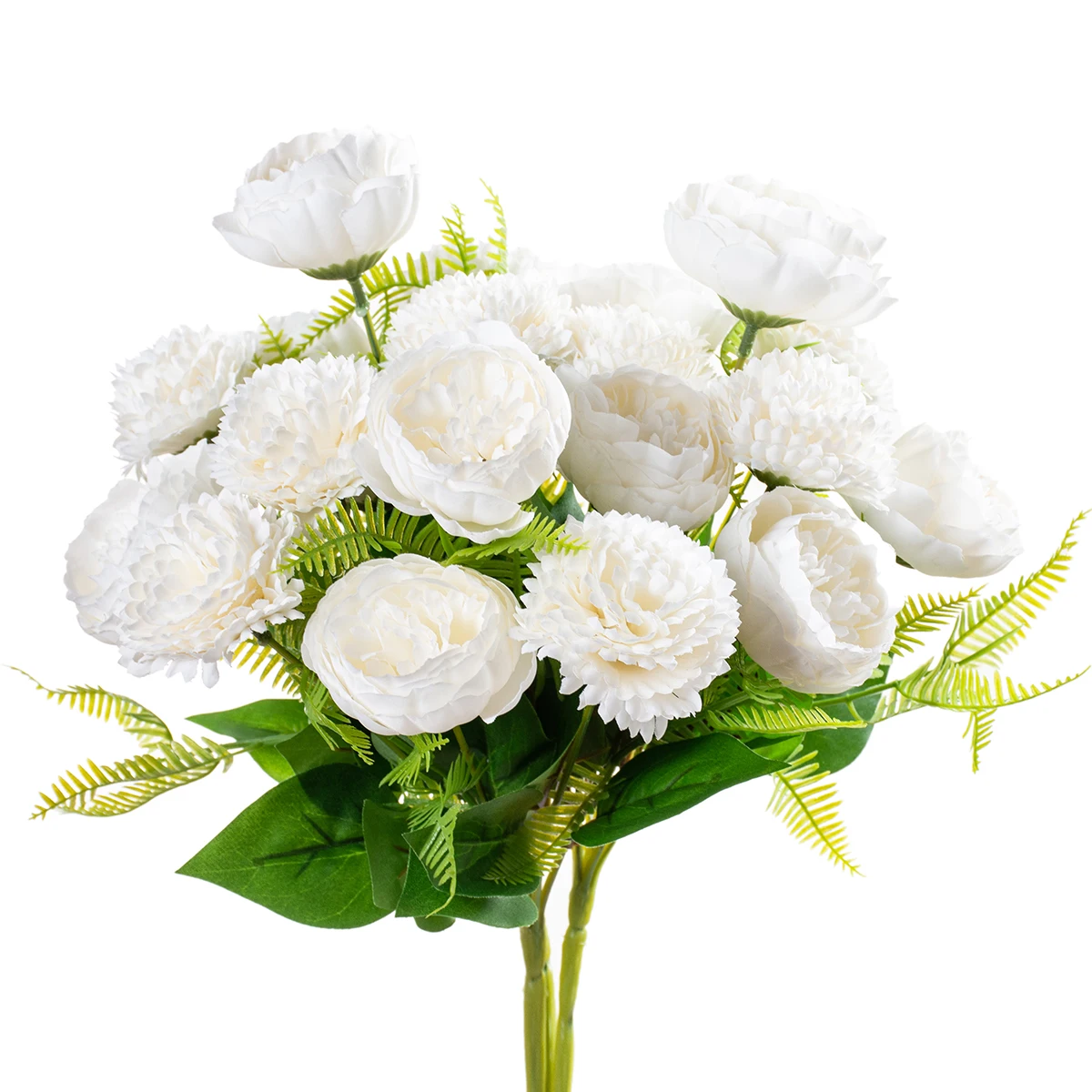 Silk Artificial Flower peony hydrangea Hot sale Wedding bridal bouquet Home garden arch wreath Christmas Festival Diy Decoration