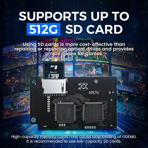 Imagen 2 del producto Nueva placa de emulación de unidad óptica GDEMU V5.20.5 y Kit de montaje de tarjeta remota para consola DC para placa SEGA Dreamcast GDU DC VA1