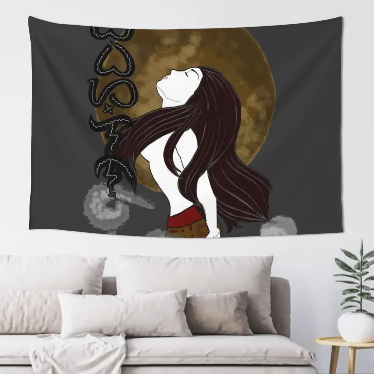 Baybayin - Babaylan (Female Mystical Healers) Tapestry Bathroom Decor Room Decoration Aesthetic Tapestry