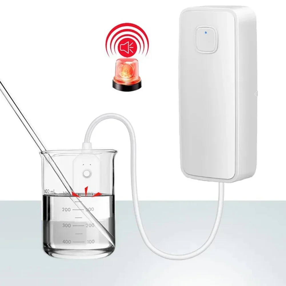 Imagem -03 - Tuya wi fi Sensor de Vazamento de Água Alarme de Vazamento de Inundação Automação Residencial Proteção de Segurança Residencial App Controle Vida