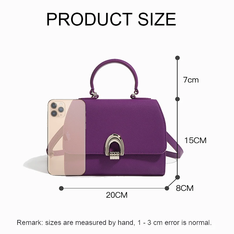 New Women Cowhide Split Leather Handbag Lady Underarm Saddle Crossbody Luxury Designer Single Shoulder Crossbody Underarm Bag