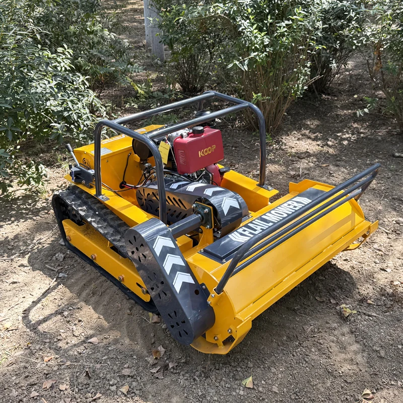 Customized Remote Controlled Farm Industrial  Cutter English Version - Advanced Remote Operated Flail mower for Agricultural Use