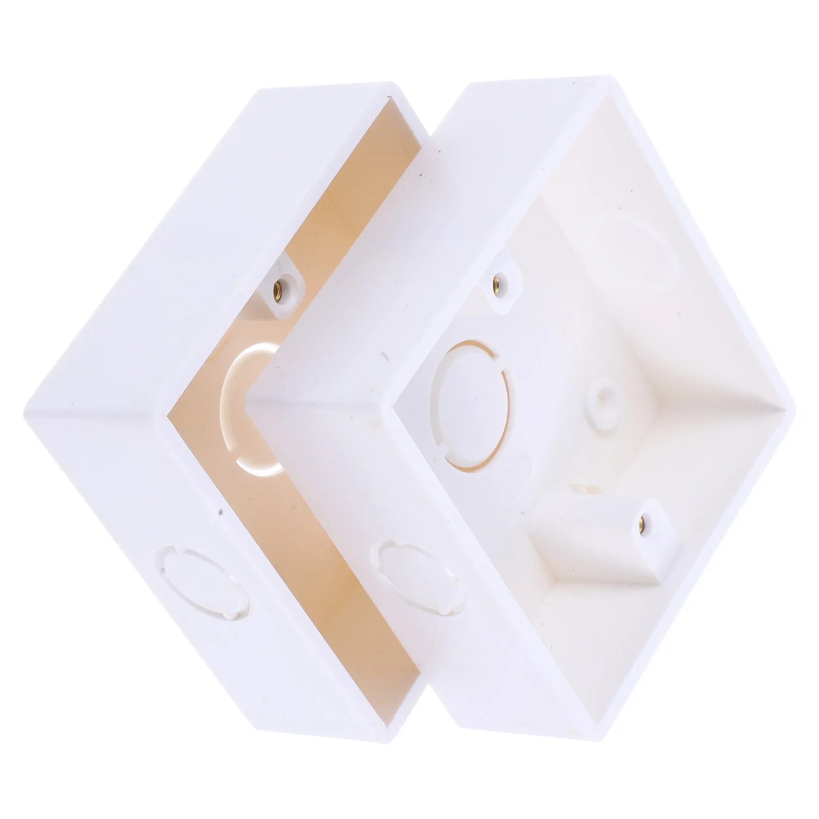 

Комплект из 2-х британских встраиваемых розеток (тип 86) для легкой установки, пыле- и водонепроницаемый, безопасный электрический монтажный короб для световых розеток