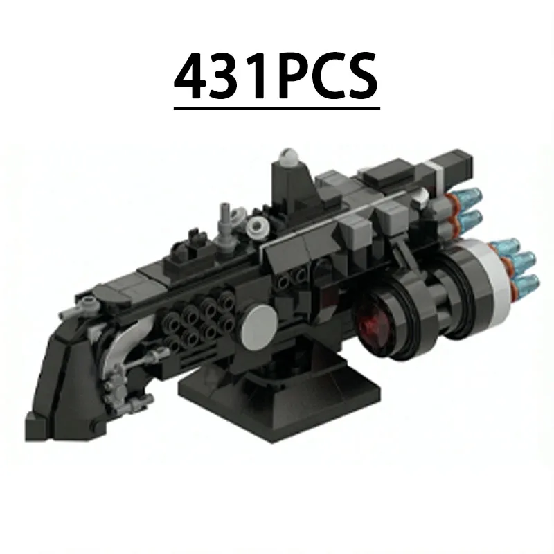 New Building Block Space Super Spaceship Assembly Model, 431 Pieces, Birthday Fun Toy Holiday Christmas New Year Gift Decoration