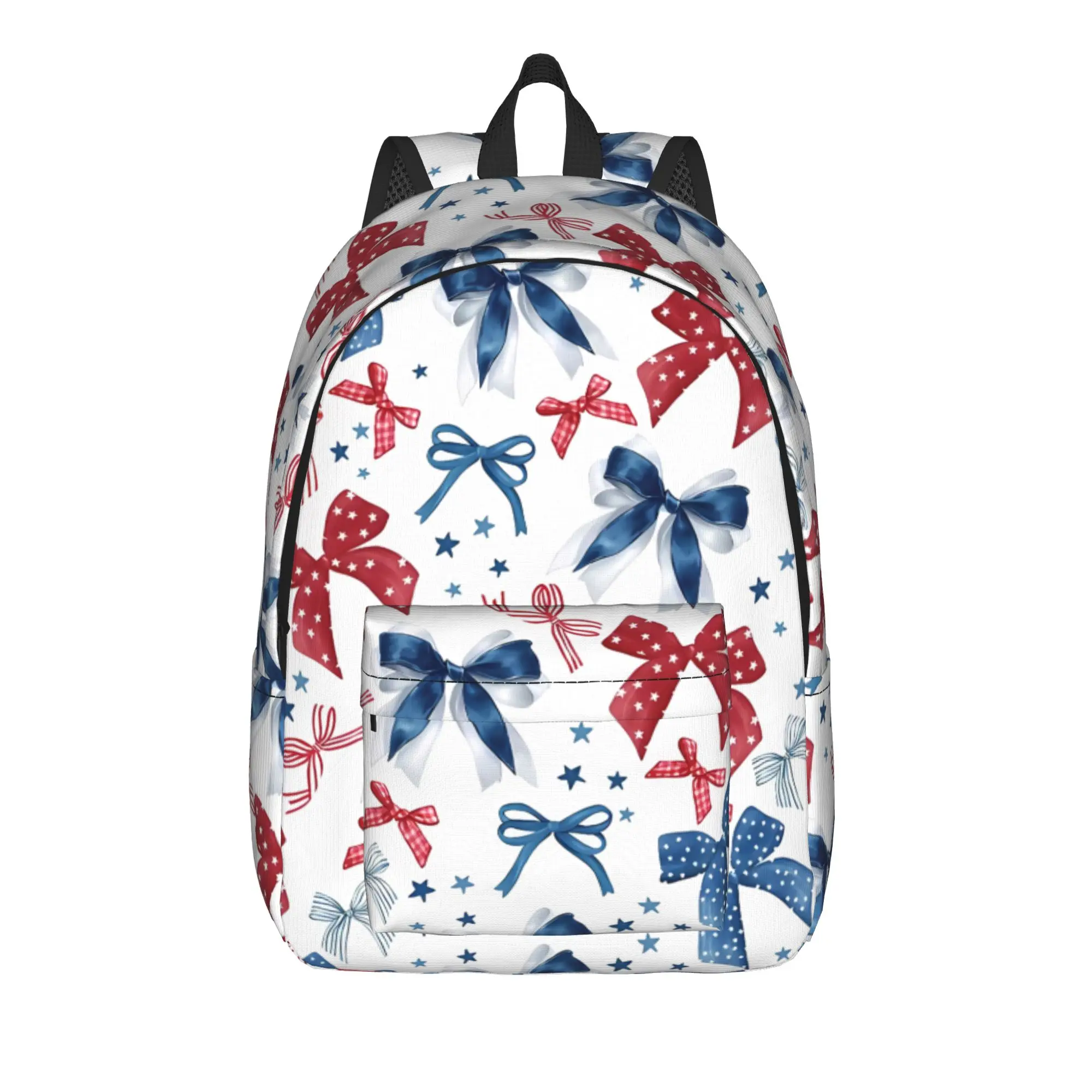 Back To School Bookbag Back to school season Preppy Coquette Bow  Adjustable Strap Backpack