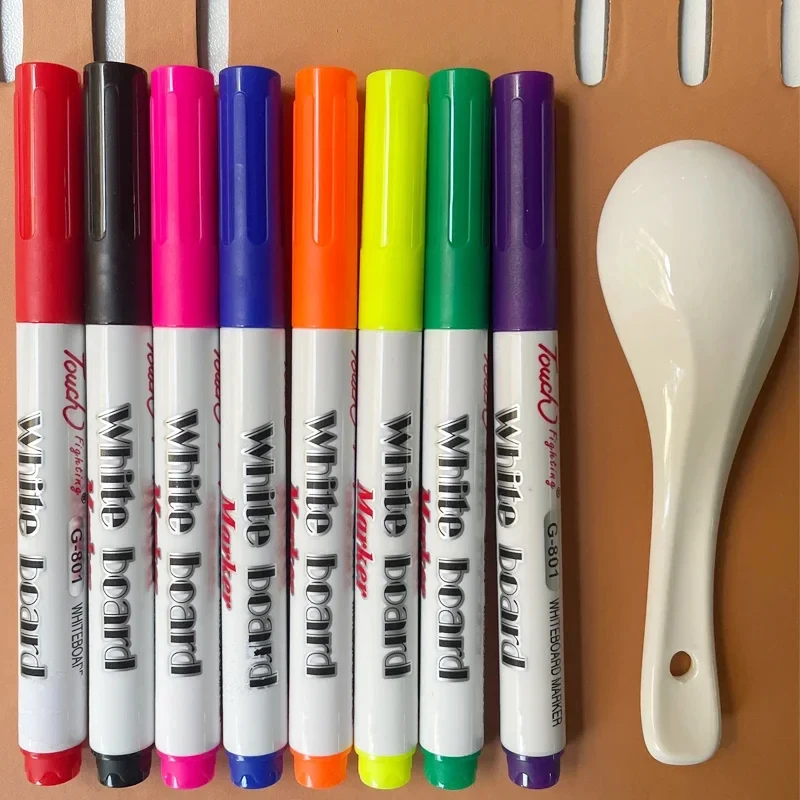 8/12Color Magical Water Painting Pen Colorful Mark Pen Markers Floating Ink Pen Doodle Water Pens Children Early Education Toys