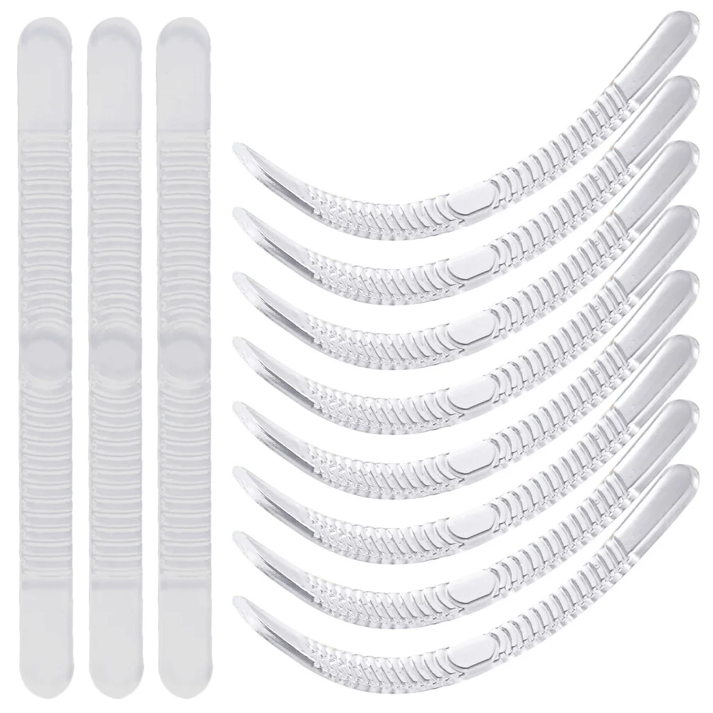 10 أوراق من وسادات الكعب الجل، حشوات غير مرئية شفافة للأحذية الفضفاضة، وسادة ناعمة لاصقة لحماية القدم، الوقاية من البثرة