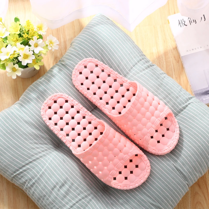 Shower Shoes Quick Drying Non-slip Slippers Women Men Shower Sandals With Drain Holes House Bathroom Slides