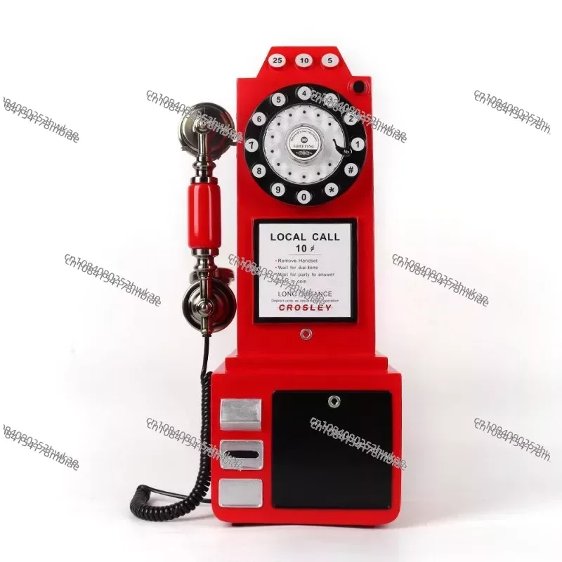 Vintage Rotary Dial Telephone Recorded Telephone Sets Retro Guestbook Audio