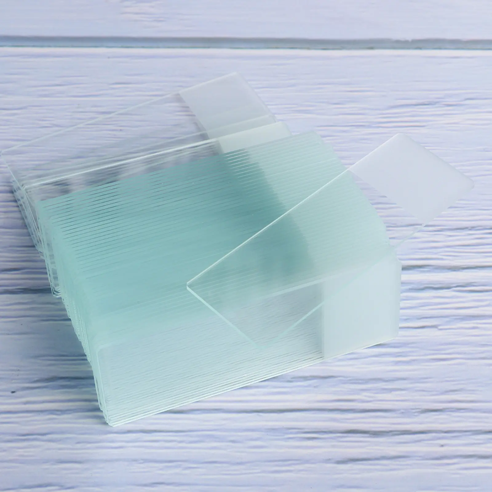 Blank Microscope Glass Slides Premium Optical Grade for Biology Lab Education Science Teaching Research Forensic
