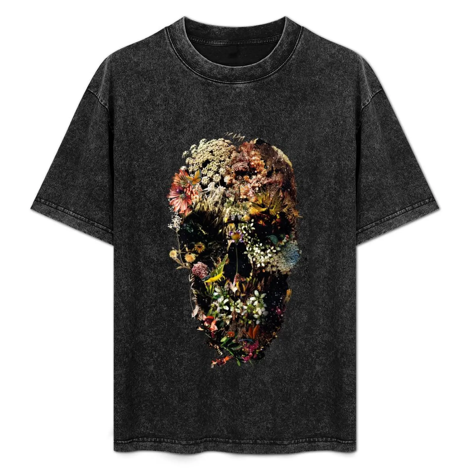 

Smyrna Skull T-Shirt man clothes Blouse funny t shirts men