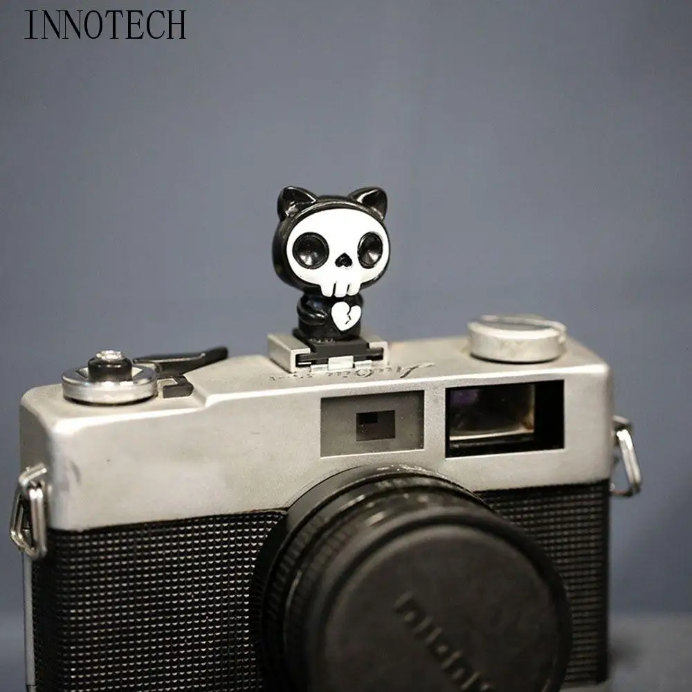 

Camera Upgrade Hot Shoe Cover Stylish Protector DSLR Flashlight Case 3D Cartoon Devil Dustproof Camera Accessories for Camera