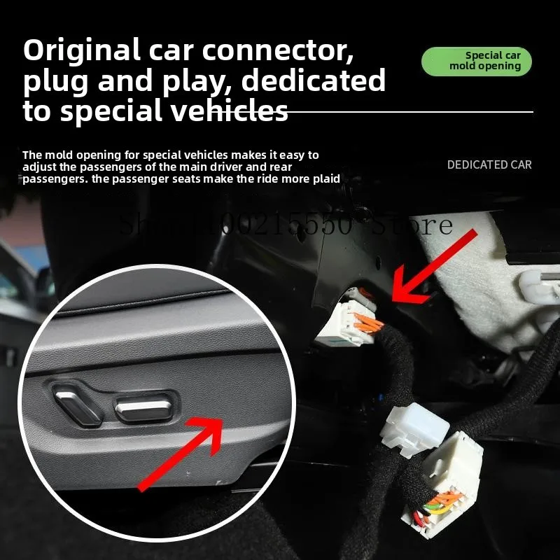 ل BAIC BJ30 2024-2025 مقعد مساعد الطيار إضافة زر قابل للتعديل وصلة لاسلكية مقعد الطاقة زر رئيس