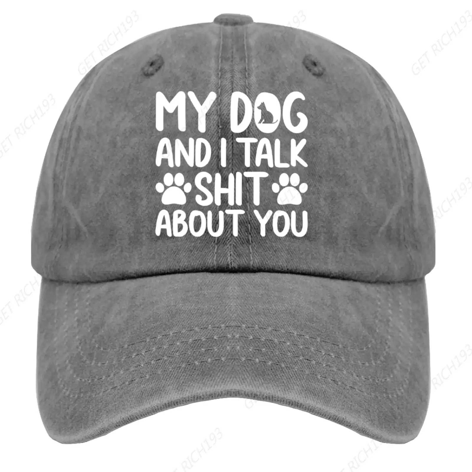 My Dog And I Talk Shit About You Hat For Women Funny Baseball Caps Funny Gifts For Men Women One Size