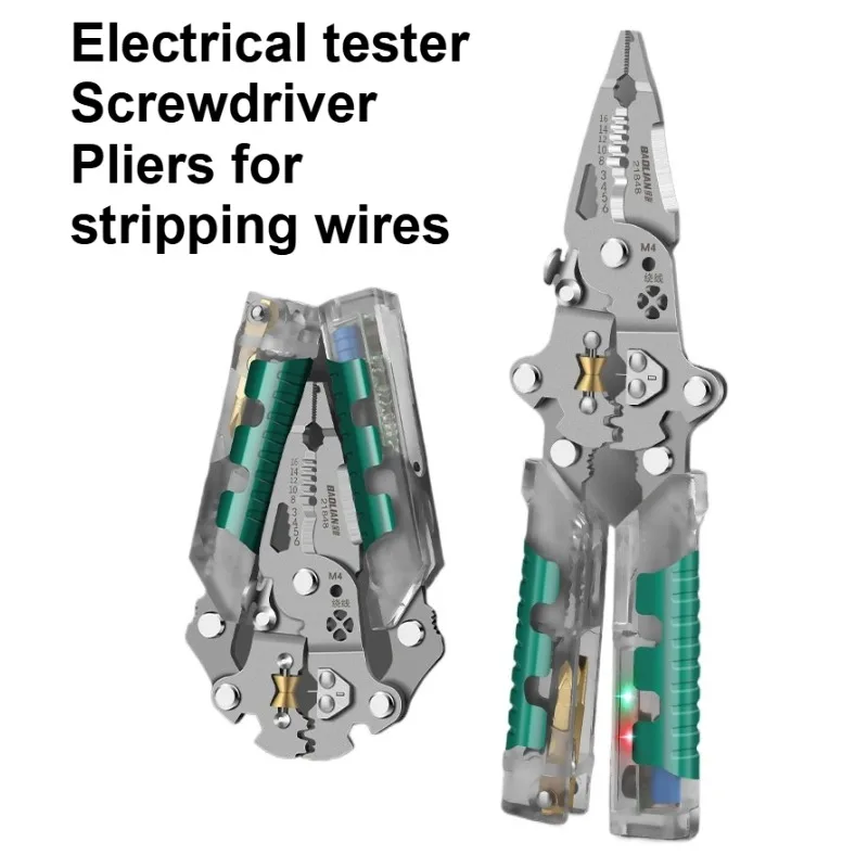 

Многофункциональные клещи для зачистки проводов 23-в-1: игольчатые, для электриков, для зачистки, обжима, резки и намотки кабелей, ручной инструмент