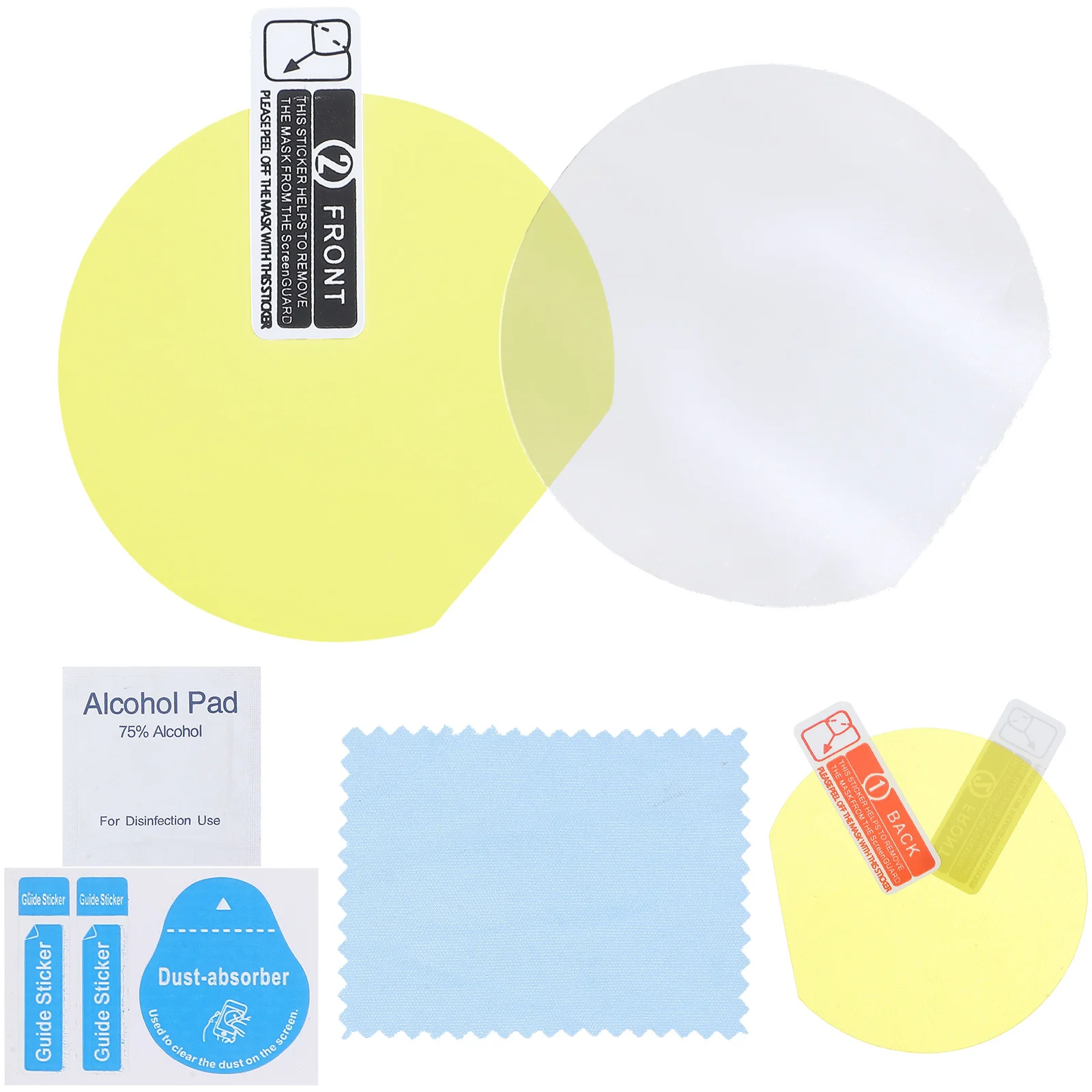 

1Set Vr Protective Tpu Lens Film Clear Screen Protector Anti-Scratch Anti-Fingerprint Shockproof Bubble Free Compatible with Htc