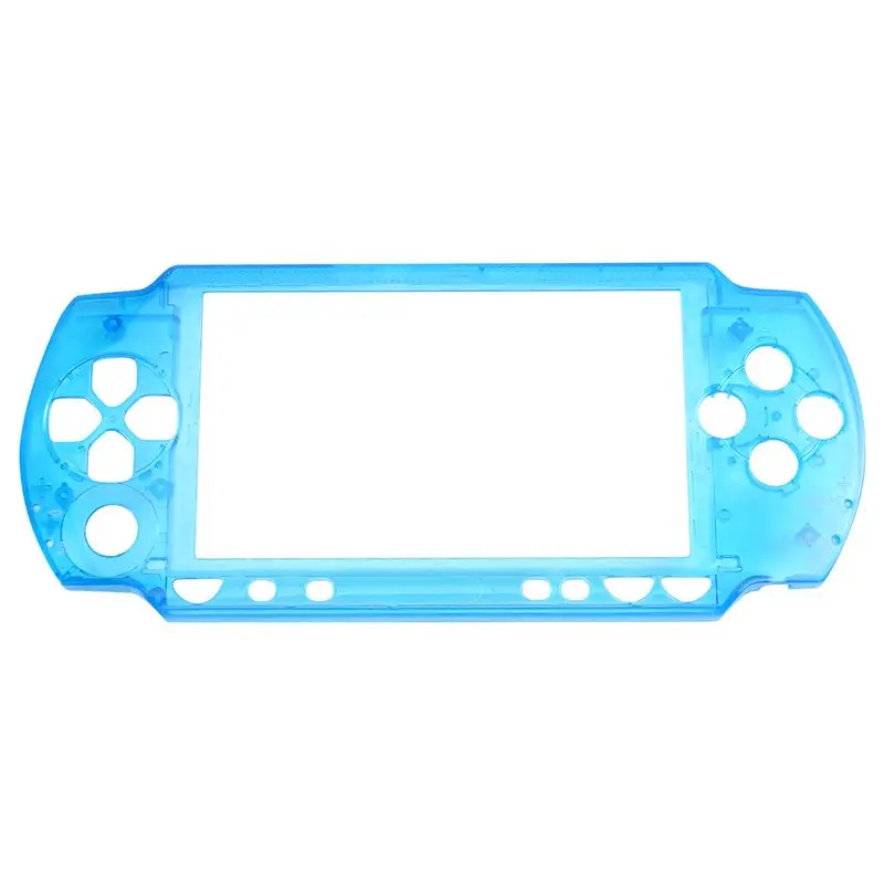 SCLS For PSP1000 Cover Upper Shell Cover Game Console Upper Shell Housing Shell Front Faceplate Case Top Cover Lake Blue