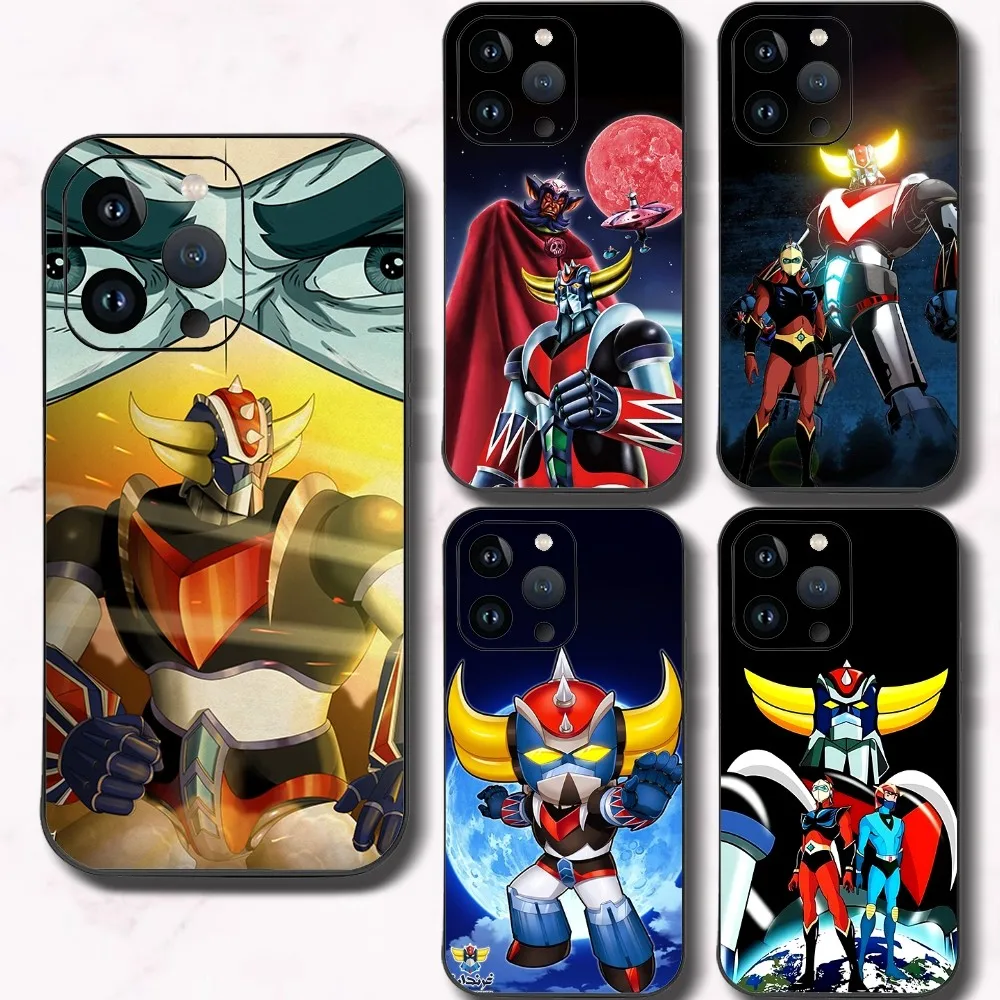 Чехол для телефона UFO Robot G-Goldoraks для Iphone 15, 11, 13, 14, 15, 16 Pro Max 7, 8 Plus X Xr Xs Max Se2020 12 mini, чехол