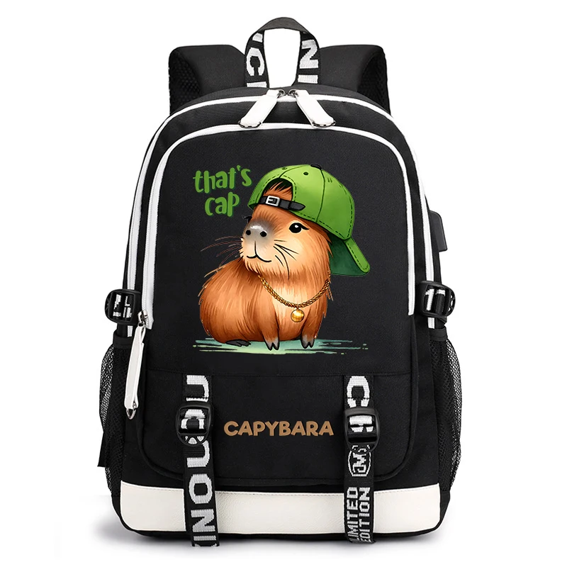 sac-a-dos-scolaire-imprime-capybara-mignon-leger-et-decontracte-pour-garcons-filles-adolescents-eleves-du-primaire-sac-a-livres-confortable