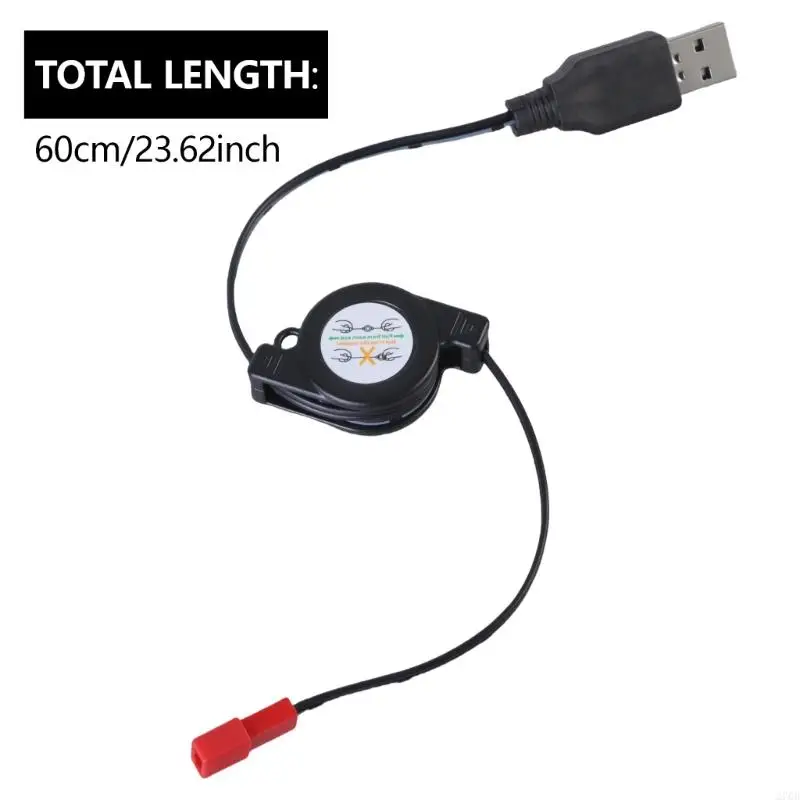 270B USB đến JST FEMALE 3.7V Dây sạc lại cho máy bay không người lái đồ chơi và pin máy bay mô hình
