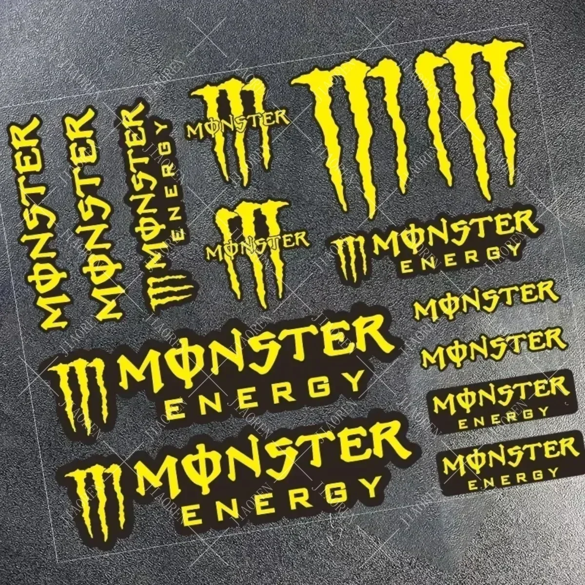 For Monster and Energy Motorcycle Side Strip Sticker Car Vinyl Decal  All Motorcycle Sticker Reflective Stickers Car Decoration