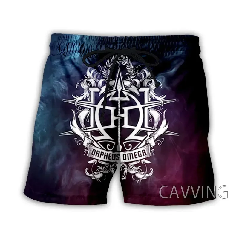 CAVVING 3D Printed  ORPHEUS OMEGA  Band  Summer Beach Shorts Streetwear Quick Dry Casual Shorts Sweat Shorts for Women/men