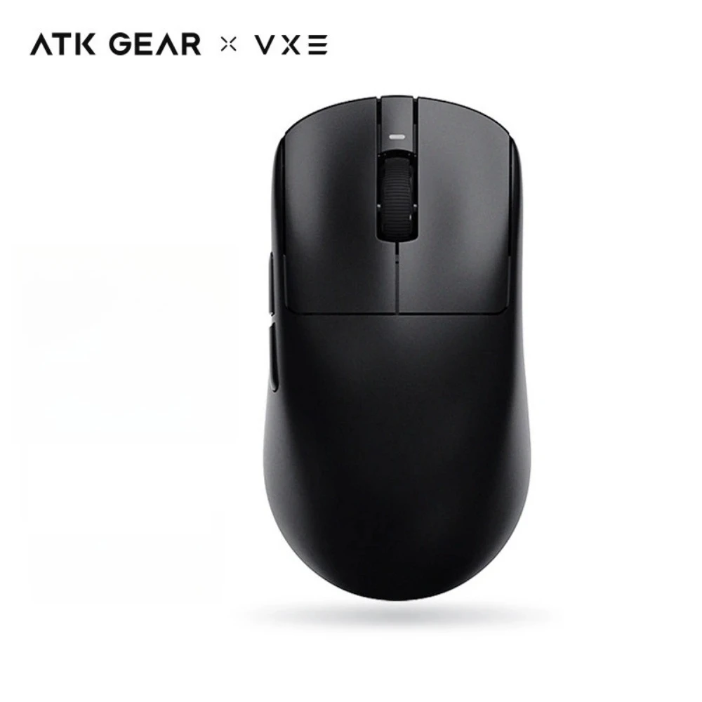 Беспроводная игровая мышь ATK Vxe Dragonfly R1 с сенсором PAW3395, двухрежимная, с низкой задержкой, легкая (51 г), эргономичная, симметричная.