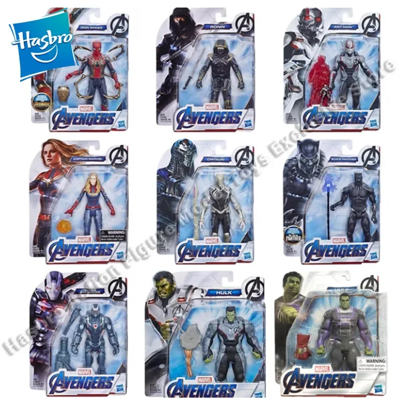 

Hasbro Marvel Heroes Series Action Figures Model Toy Captain Marvel Spider-Man Captain America Hulk Joint Mobility Model Toys