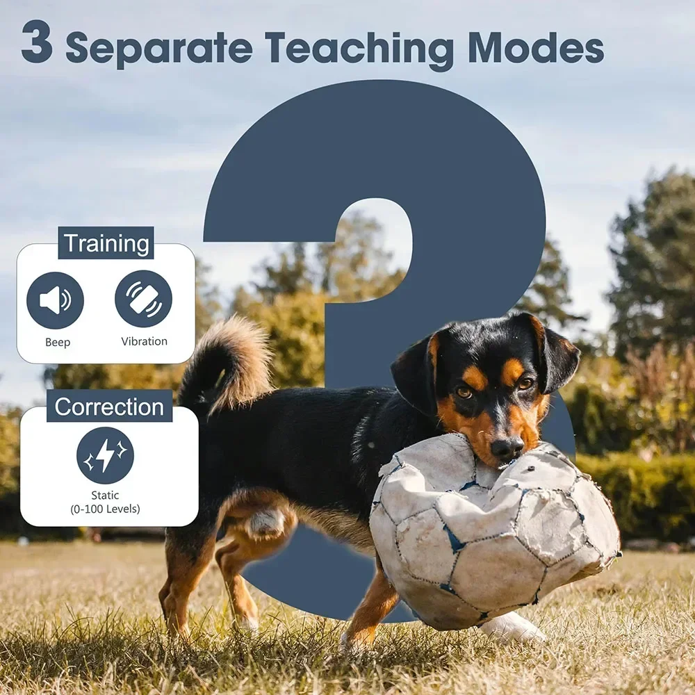 JANPET 1 Mile Remote Dog Training Collar Hunting Pet Trainer Correction Collar Waterproof Rechargeable for Medium, Large Dogs