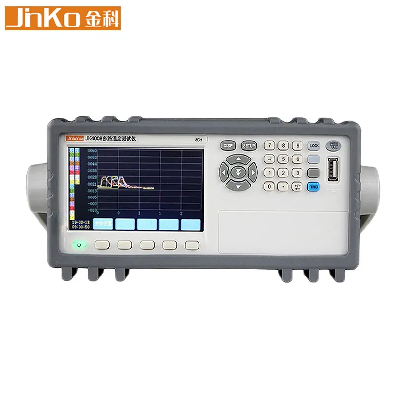 JINKO Multi-Channel Temperature Tester, Inspeção Instrument, Data Acquisition Recorder, JK4008, JK4016