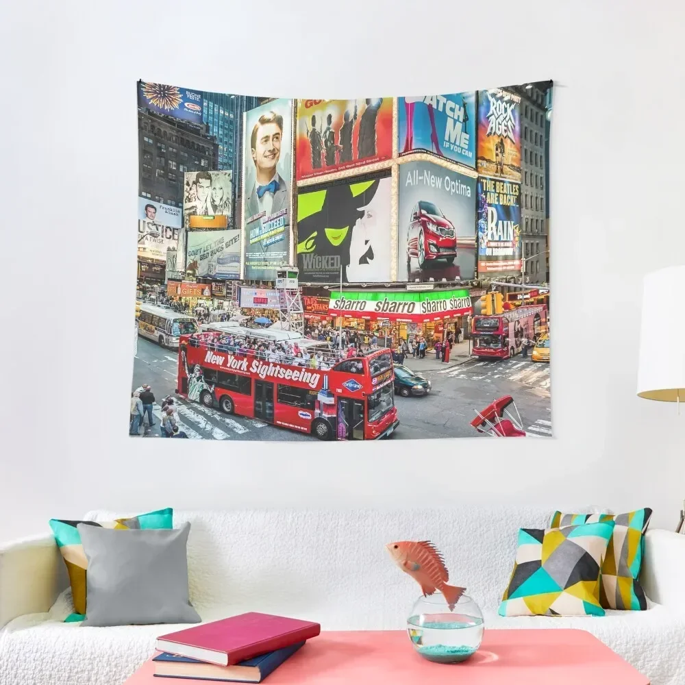 

Times Square At Night II original Tapestry Wall Decor Decorative Wall Mural Living Room Decoration Tapestry