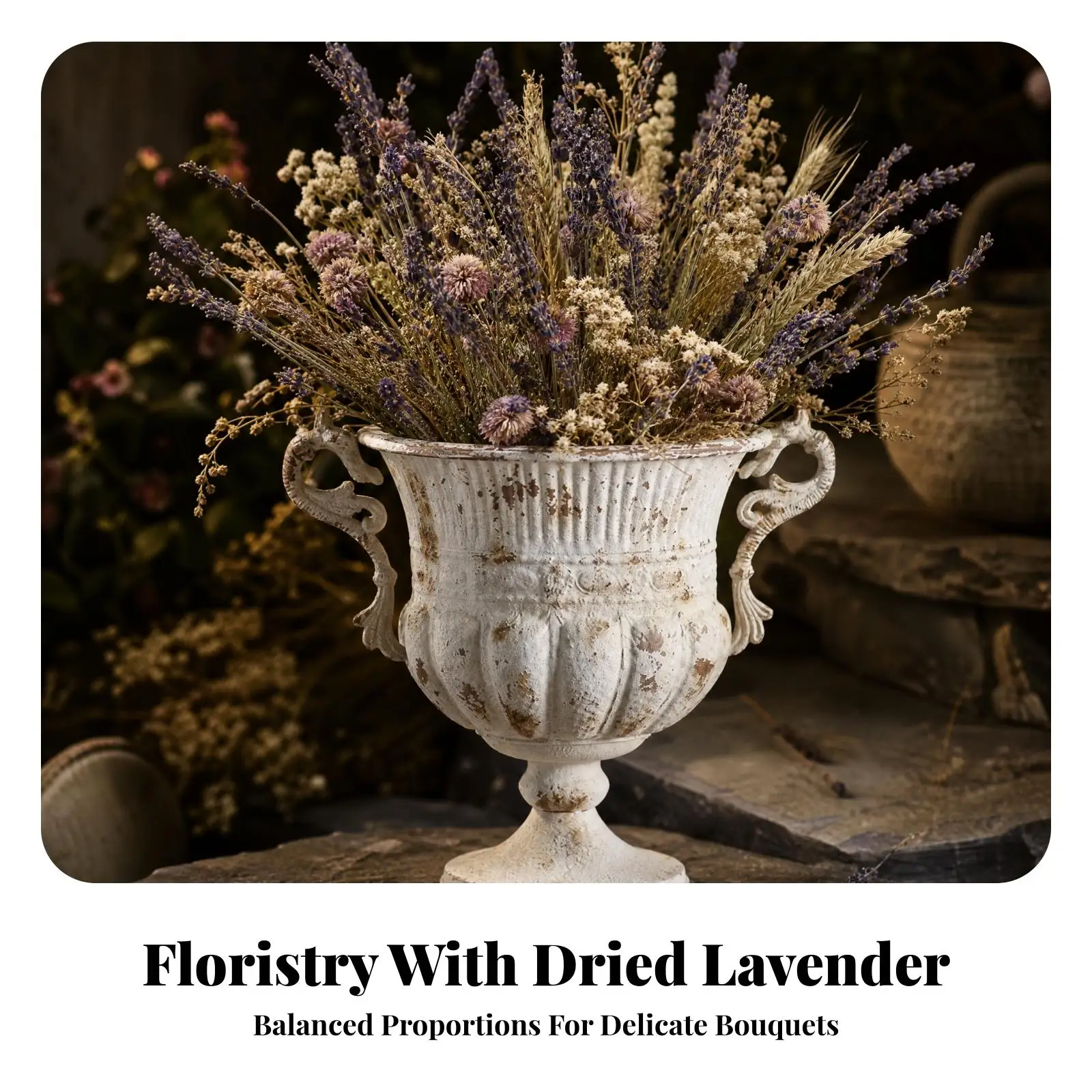 European Style Iron Planter Urn Flower Pot Distressed Finish for Outdoor Garden Decor