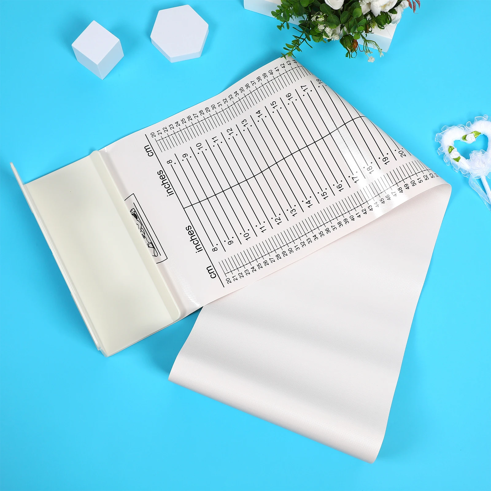 

Baby Height Measurement Ruler Newborn Toddler Measuring Mat Centimeters Inches Growth Chart Wall Sticker Easy Clean Safe Soft