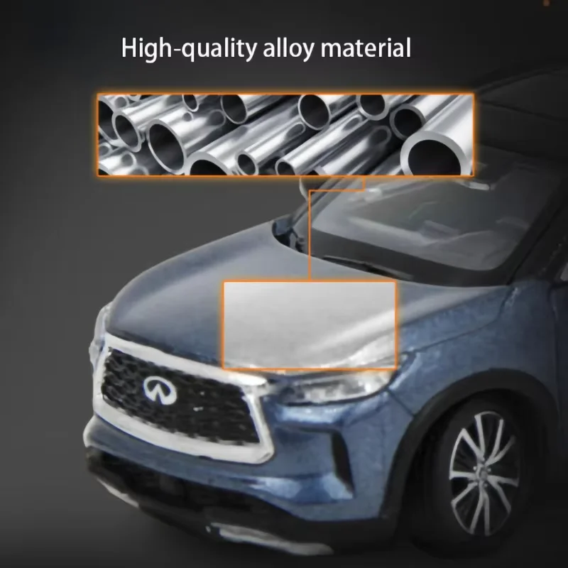 โมเดลรถยนต์อินฟินิตี้ QX60 รุ่น PAUDI สเกล 1:64 ทำจากโลหะผสม สำหรับสะสม ตกแต่ง หรือเป็นของเล่น ของขวัญ