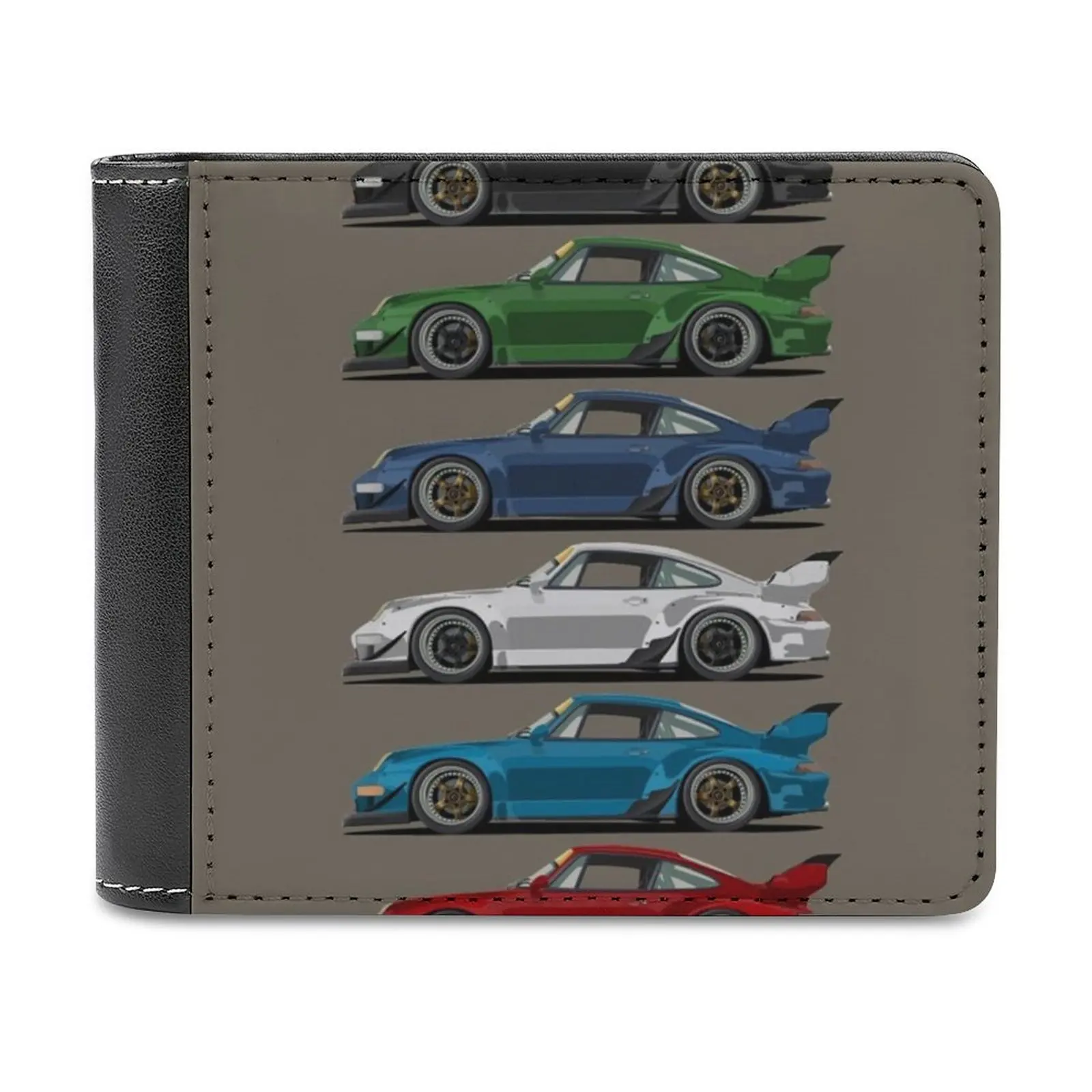

Patience Men's Wallet Purses Wallets New Design Dollar Price Top Men Leather Wallet Vintage Vintage Collage Digital