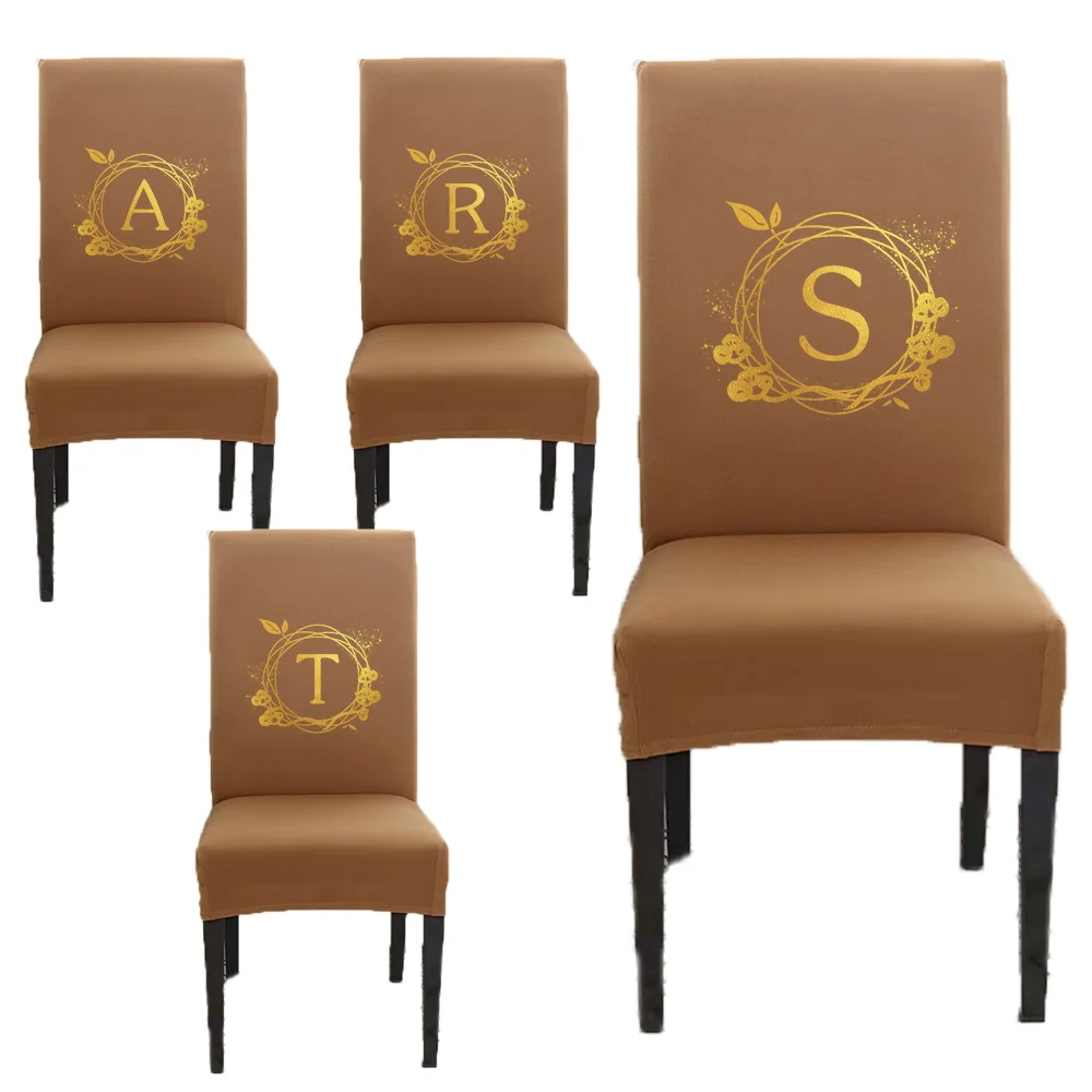 

Wedding Chair Cover Seat Cover Thickened Comfortable Fabric Modern and Simple Banquet Hotel Family Universal