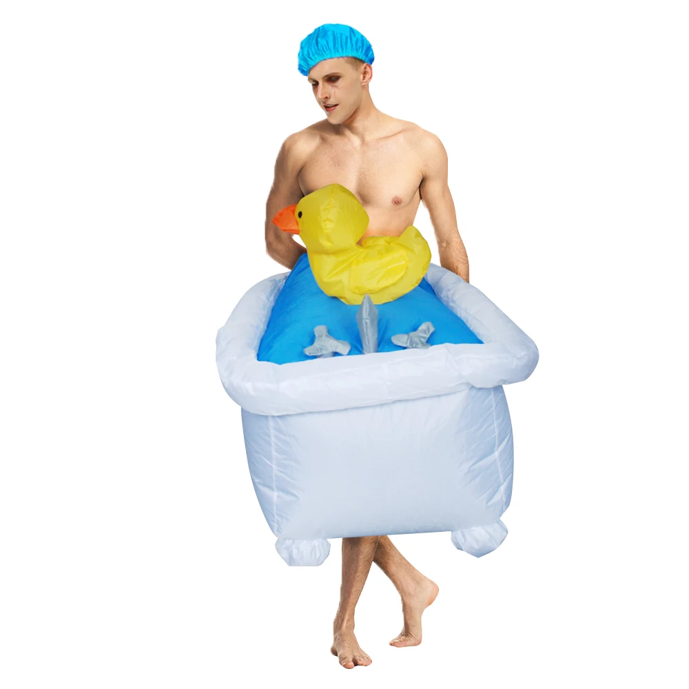 Bathtub inflatable costume role-playing Thanksgiving Christmas adult party holiday stage performance comical costumes