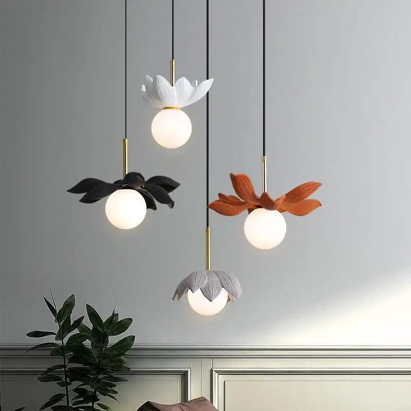 Modern LED Pendant Lights Study Room Hanging Light Bedroom Bedside Bar Small Lamps Indoor Lighting for Living Room Chandelier