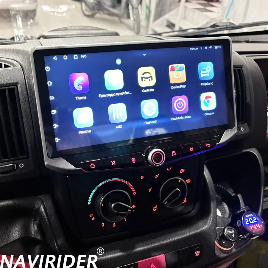 

Центральная мультимедийная автомагнитола с Wi-Fi для FIAT DUCATO 2016-2022, Bluetooth, GPS, DSP, QLED-экран 10.88 дюйма, CarPlay