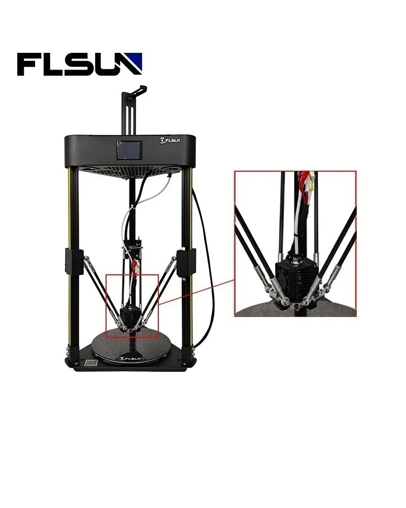 Imagem -03 - Flsun q5 Efforter Acessórios da Impressora 3d Effector 24v Tubo de Aquecimento o Sensor Temperatura Cabeça Extrusão Peças por Atacado