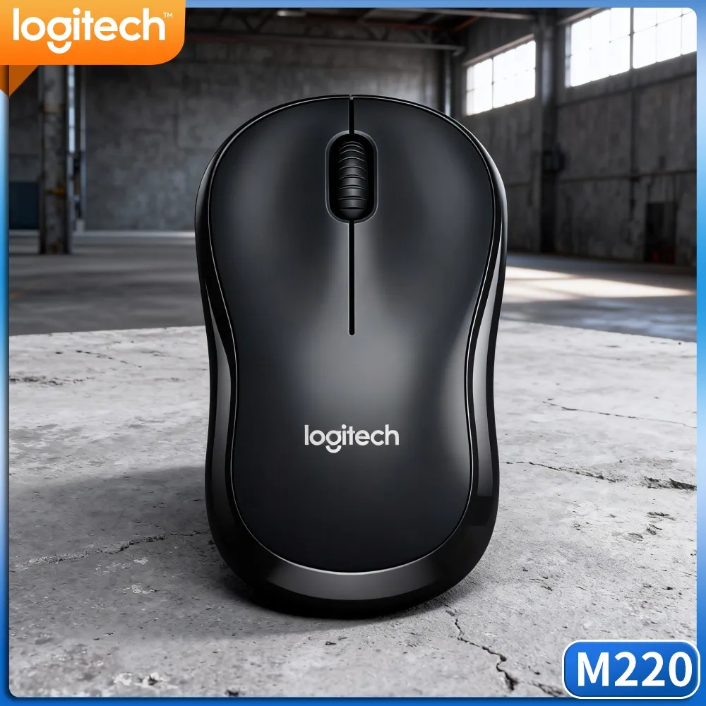 Logitech M220 Wireless Silent Mouse 1000DPI Tracking Nano USB Receiver For Home Office Laptop Desktop Macos Windows PC Mac